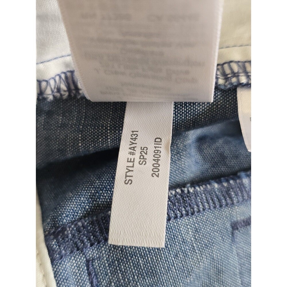J.Crew Blue Chambray Shorts Womens Size 12 NWT 100% Cotton Casual Summer - Picture 11 of 11